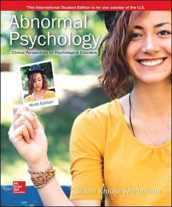 9781260547917 ISE Abnormal Psychology Clinical Perspectives on Psychological Disorders