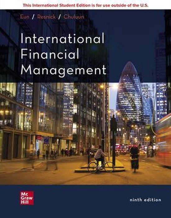 9781260575316 INTERNATIONAL FINANCIAL MANAGEMENT