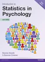9781292000749 Introduction to Statistics in Psychology