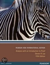 9781292040240 Analysis with an Introduction to Proof PNIE