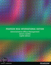 9781292042107 Administrative Office Management Pearson  International Edition