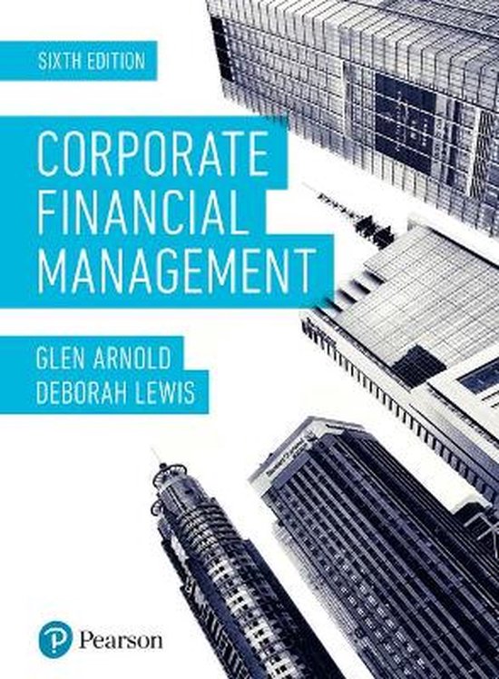 9781292140445 Corporate Financial Management