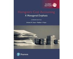 9781292211671 Cost Accounting Global Edition 16th edtion
