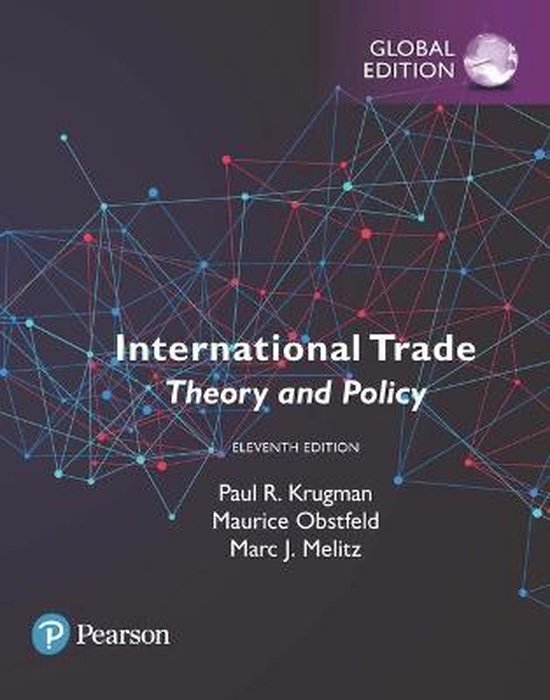 9781292216355 International Trade Theory and Policy Global Edition
