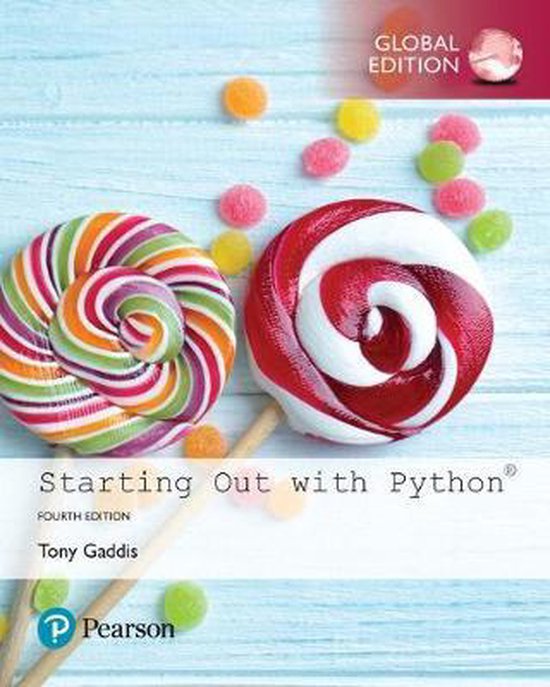 9781292225753 Starting Out with Python Global Edition