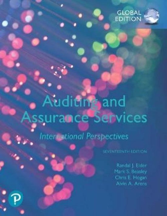 9781292311982 Auditing and Assurance Services Global Edition