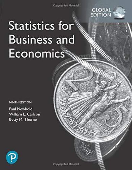 9781292315034 Statistics for Business and Economics Global Edition