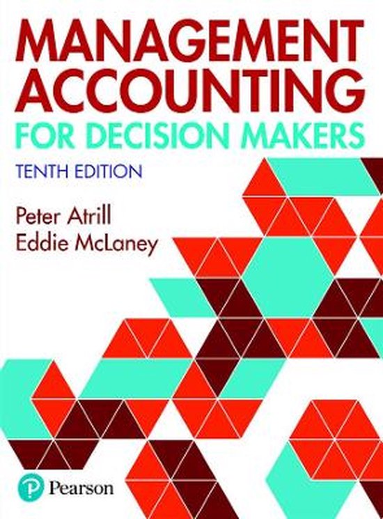 9781292349459 Management Accounting for Decision Makers