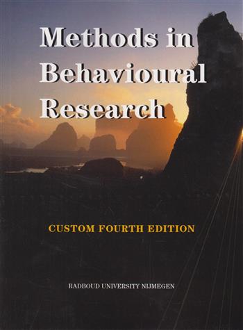 9781308832630 Methods In Behavioral Research Custom Reader For Radboud University Nijmegen