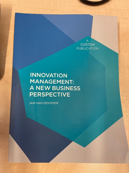 9781352011517 Custom Innovation Management