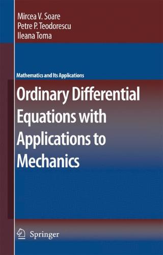 9781402054396 Ordinary Differential Equations with Applications to Mechanics