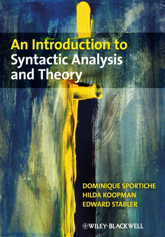 9781405100175 An Introduction to Syntactic Analysis and Theory
