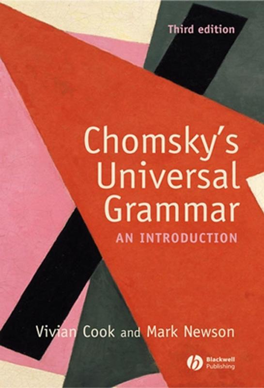 9781405111874 Chomskys Universal Grammar