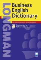 9781405852593 Longman Business Dictionary