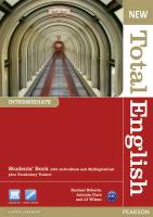 9781408267172 New Total English Intermediate Students Book With Active Book And Mylab Pack