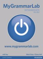 9781408299159 Mygrammarlab Intermediate