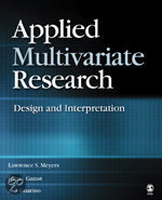 9781412904124 Applied Multivariate Research