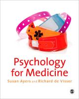 9781412946919 Psychology For Medicine