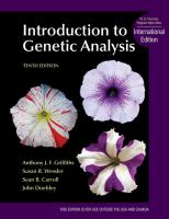 9781429276344 Introduction To Genetic Analysis