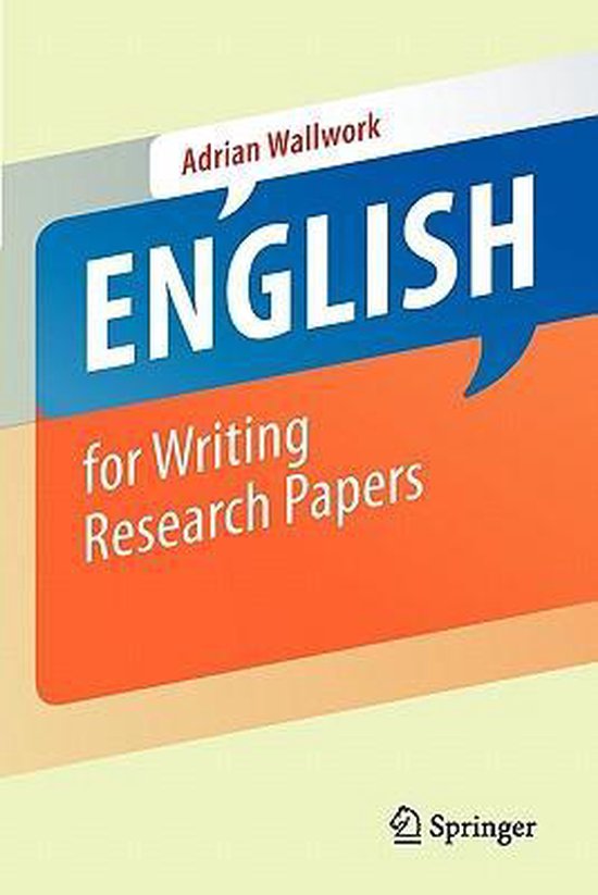9781441979216 English For Writing Research Papers
