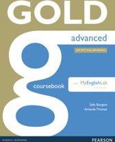 9781447955443 Gold advanced coursebook  mylab pack