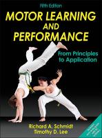 9781450443616 Motor Learning and Performance