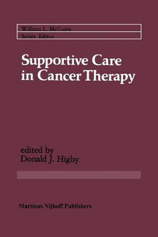 9781461338666 Supportive Care in Cancer Therapy