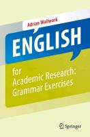 9781461442882 English for Academic Research