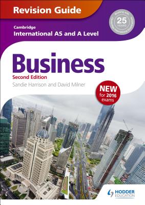 9781471847707 Cambridge International AsA Level Business Revision Guide 2nd Edition