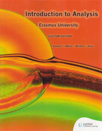 9781473755772 Custom Introduction to Analysis 3Rd Edition