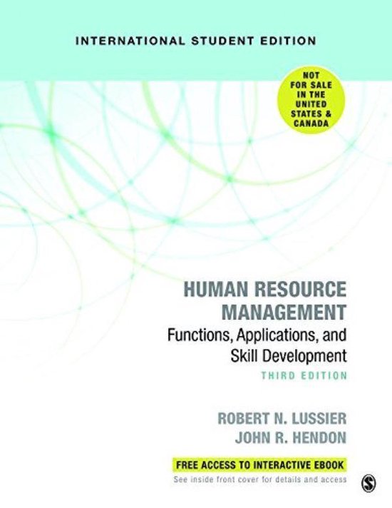 9781544331317 Human Resource Management