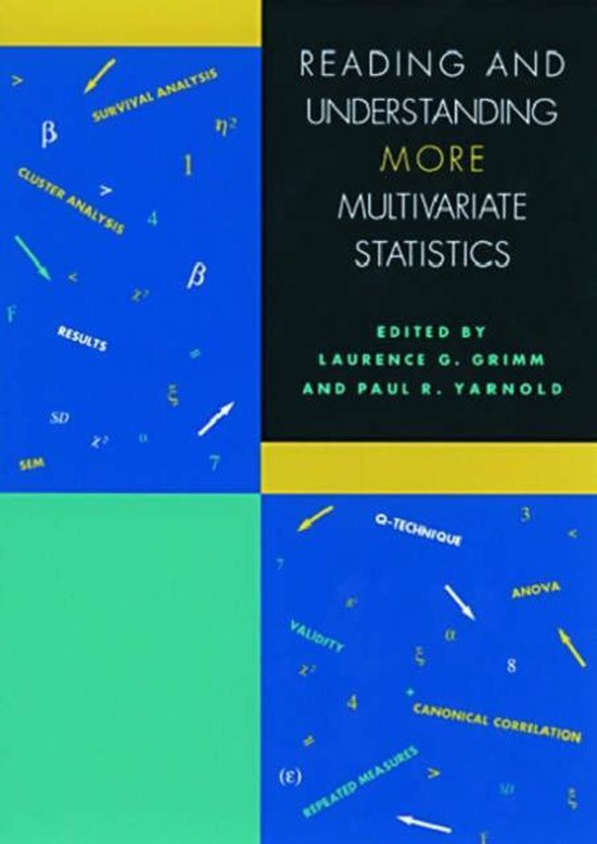 9781557986986 Reading and Understanding More Multivariate Statistics