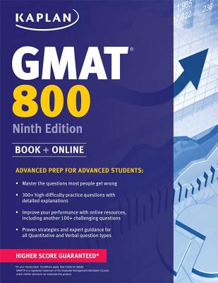 9781618654069 Kaplan GMAT 800
