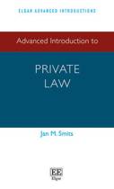 9781784715144 Advanced Introduction to Private Law