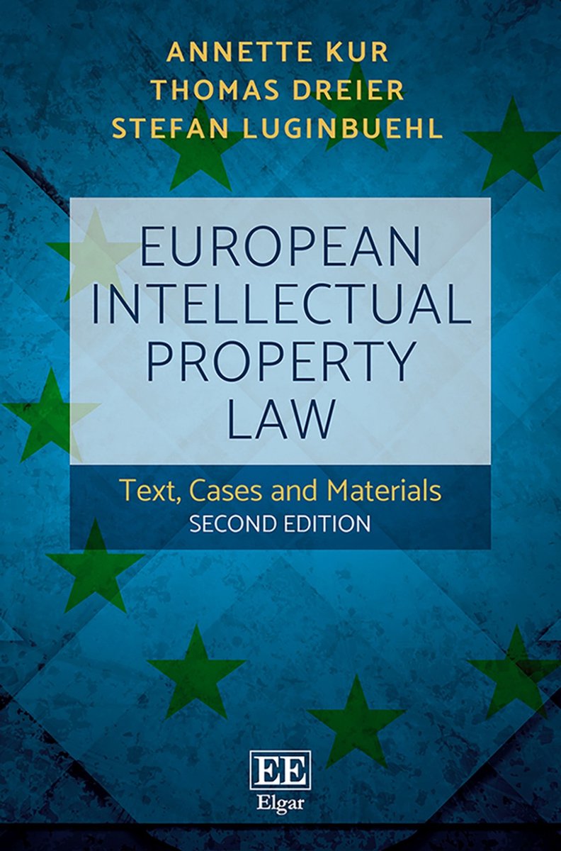 9781785361562 European Intellectual Property Law