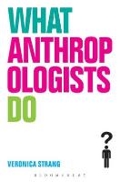 9781845203559 What Anthropologists Do