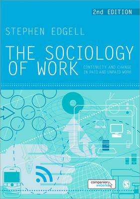 9781849204132 The Sociology Of Work