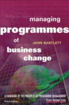 9781900391085 Managing Programmes of Business Change