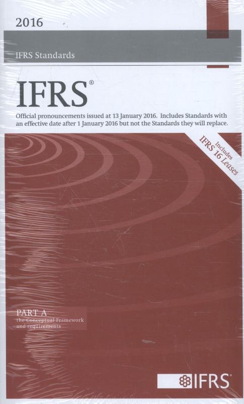 9781911040156 IFRS Standards Red Book Official Pronouncements Issued 2016