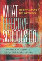 9781935249511 What Effective Schools Do