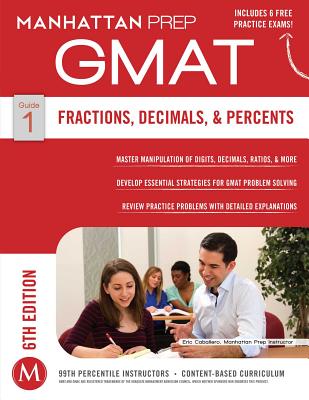 9781941234020 Fractions Decimals  Percents GMAT Strategy Guide