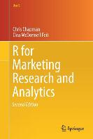 9783030143152 R For Marketing Research and Analytics