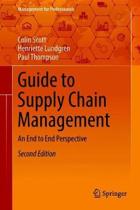 9783319771847 Guide to Supply Chain Management