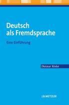 9783476023001 Deutsch als Fremdsprache