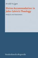 9783525569443 Divine Accommodation in John Calvins Theology