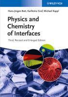 9783527412167 Physics and Chemistry of Interfaces