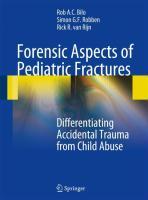 9783540787150 Forensic Aspects of Paediatric Fractures