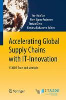 9783642156687 Accelerating Global Supply Chains With ItInnovation