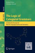 9783642315541 The Logic of Categorial Grammars