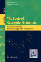 9783642315541 Logic Of Categorial Grammars